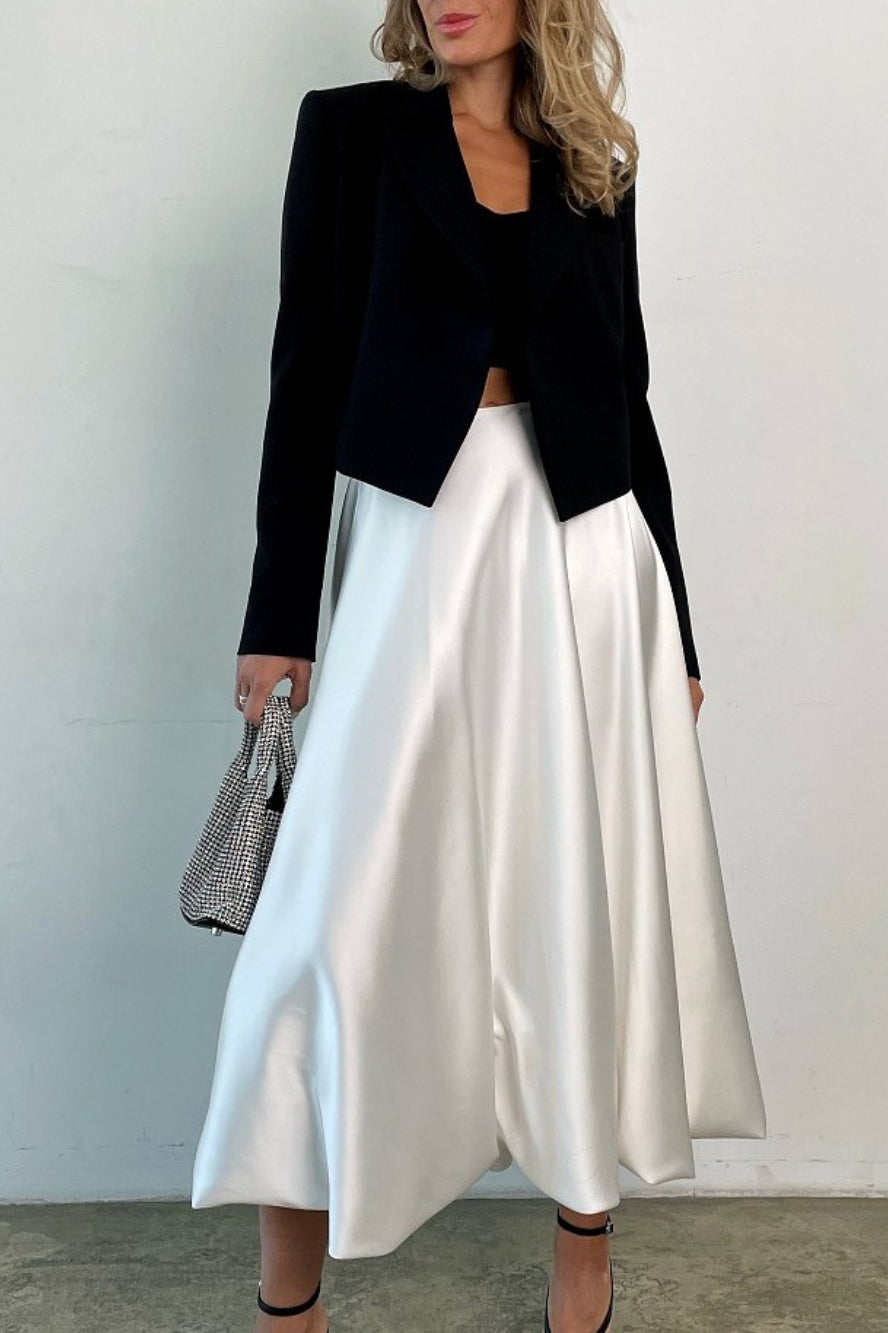 Elegant Puff Hem Cocktail Skirt Main image