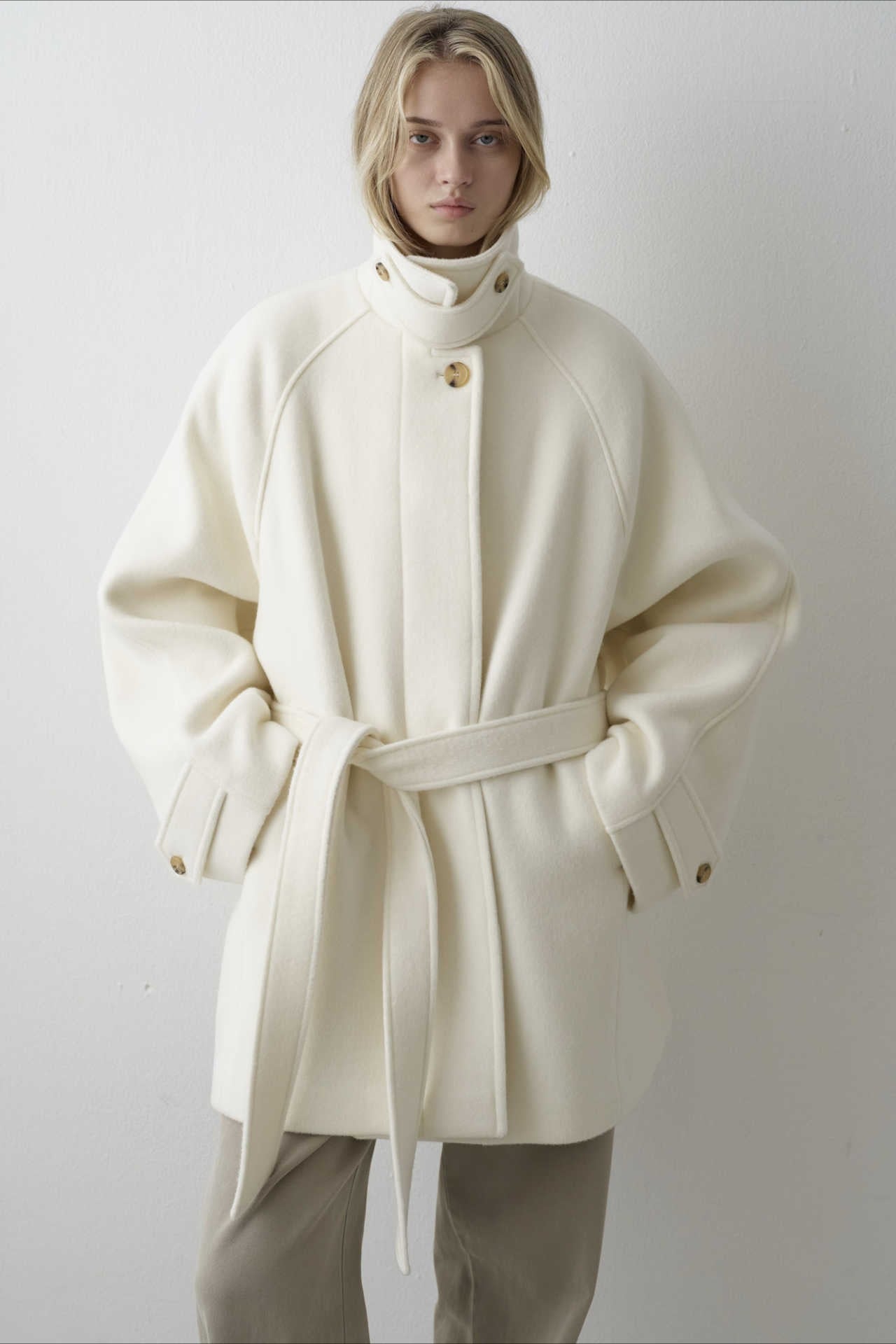 Belted Wool Longline Coat Secondary image