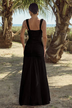 Sultry Square Neck Slip Dress