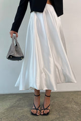 Elegant Puff Hem Cocktail Skirt