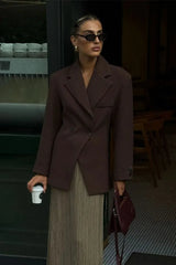 Double Breasted Slim Fit Blazer