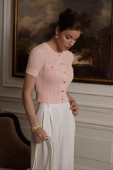 Single-Breasted Knitted Office Cardigan