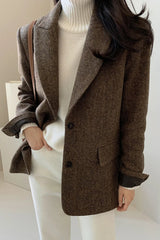 Versatile Wool Casual Blazer