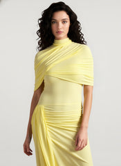 Slim Ruched Backless Chic Formal Dress
