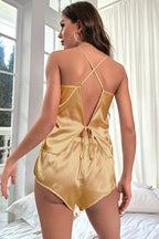 Chilly Silk Slip Sleepwear Pajama Set