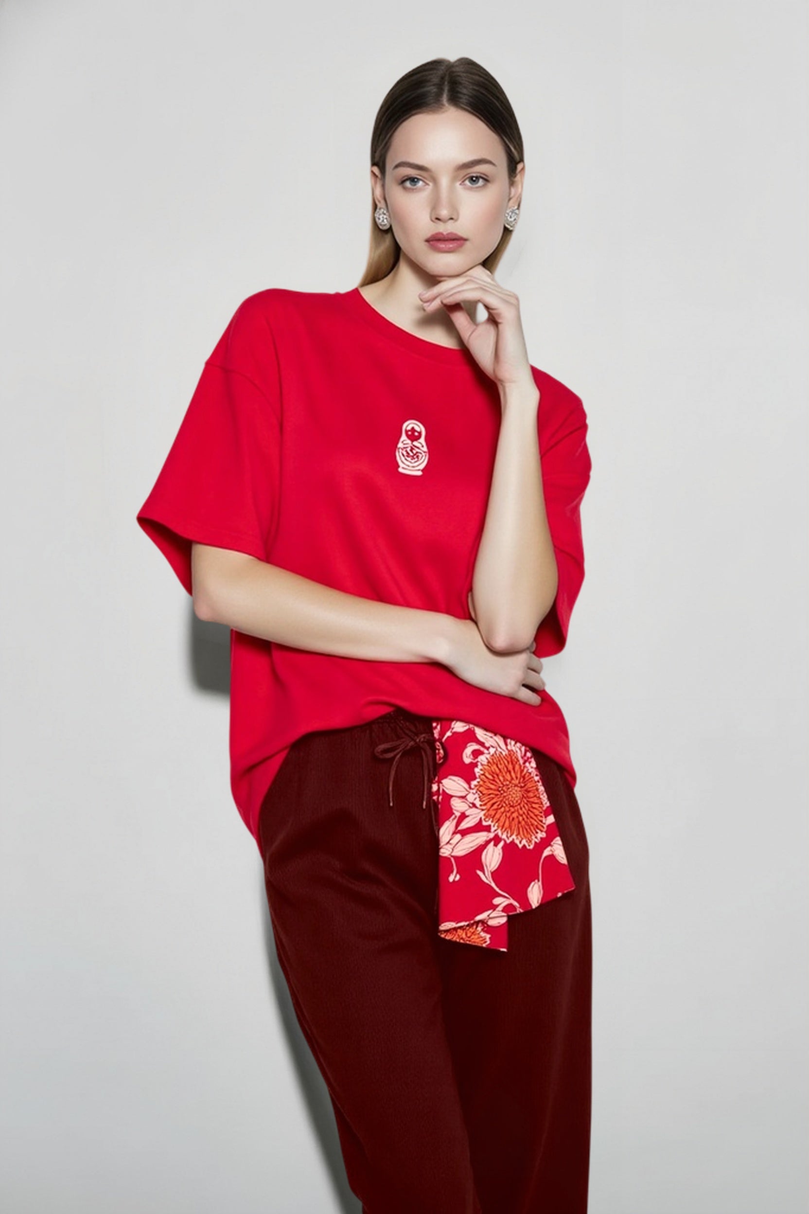 Graphic Print Cotton T-shirts Main image