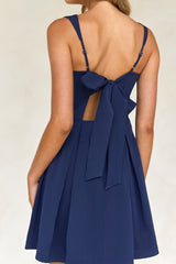 Sexy Elegant Butterfly Tie Spaghetti Strap Cocktail Dress