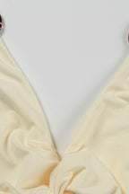 Chic Sheer Panel Party Dress