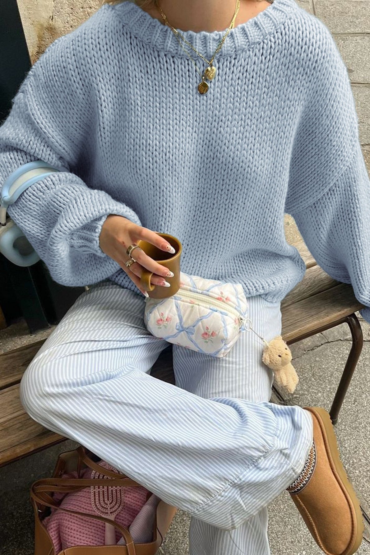 Basic Crew Neck Layering Sweater Secondary image