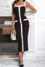 Elegant Knit Bodycon Work Dress