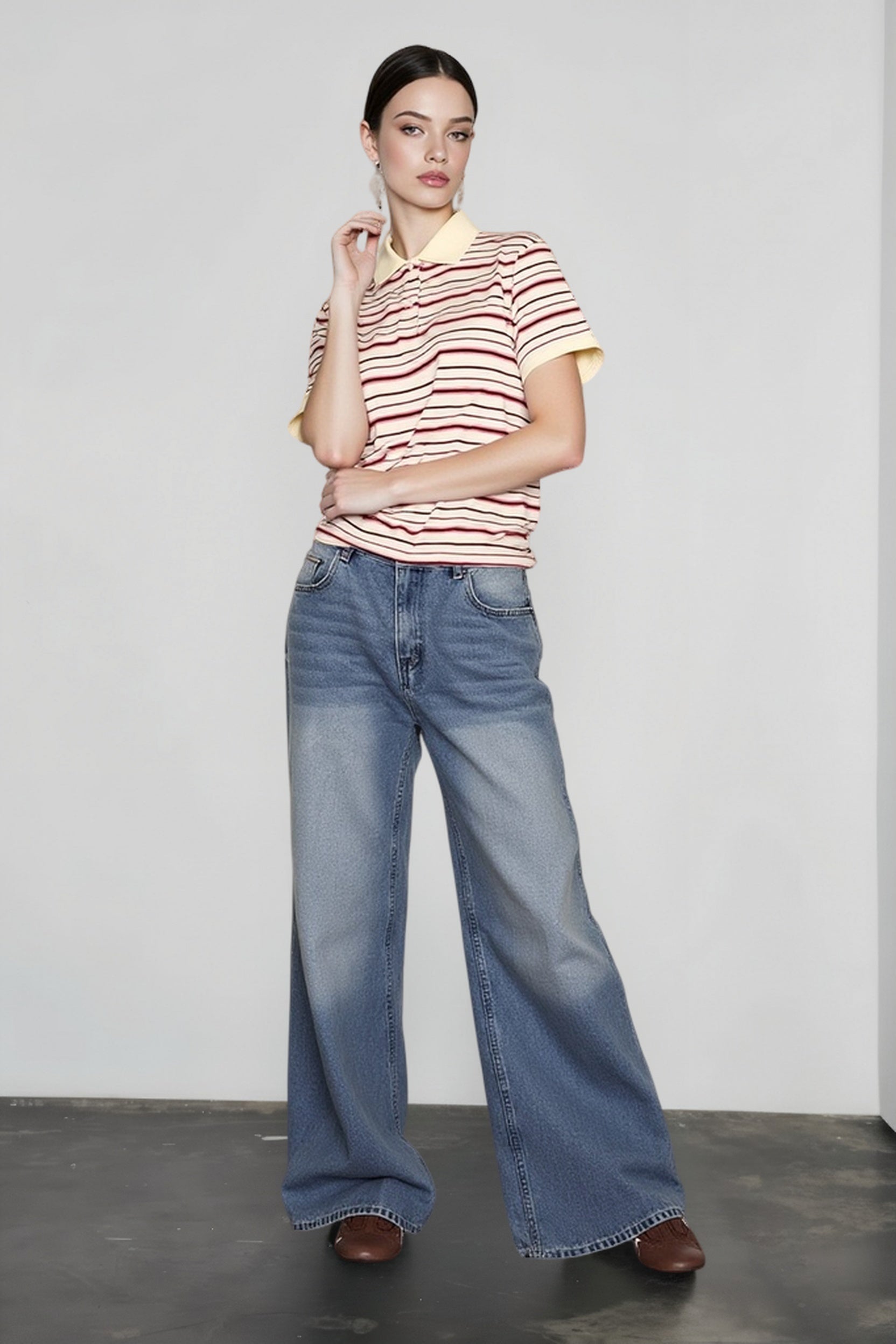 Vintage Stripe Relaxed T-shirts Main image