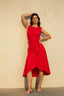 Sleeveless Round Neck Elegant Cocktail Dress