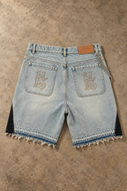 Fashion Personality Embroidery Patch Shorts