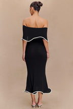 Ruffle Hem Colorblock Birthday Dress