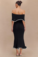 Ruffle Hem Colorblock Birthday Dress