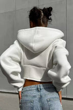 Casual Hooded Zipper Hoodie