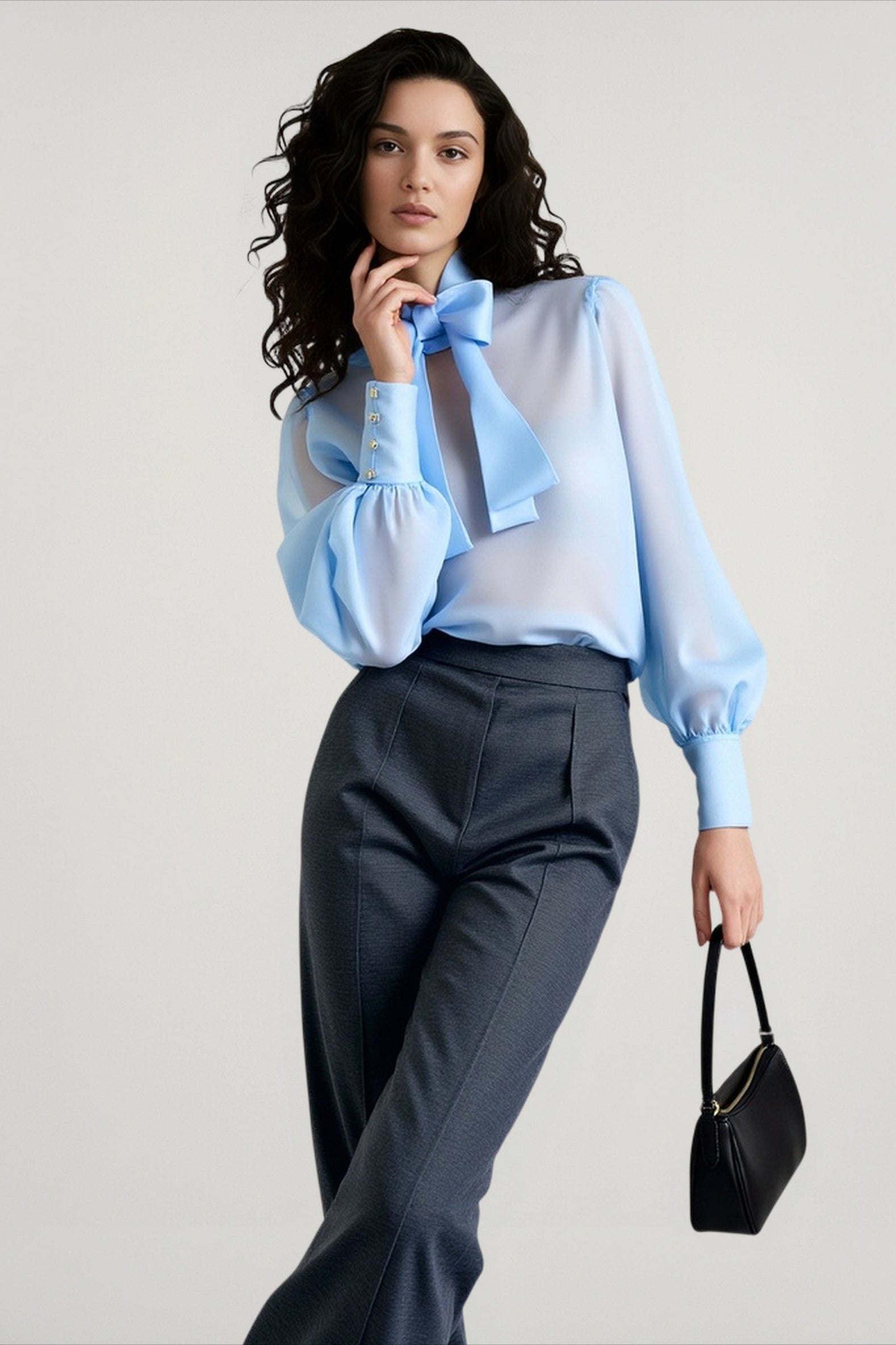 Layered Sheer Blouse Main image