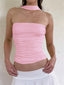 Solid Slim Fit Corset Tube Strapless