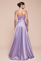 Elegant Strapless Maxi Formal Dress