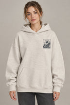 Vintage Graphic Loose Pullover Hoodie