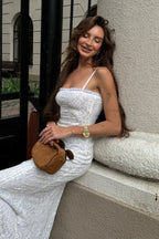 Elegant High Waist Bodycon Lace Dress