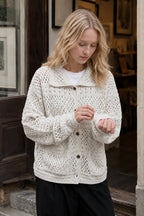 Openwork Knit Cardigan