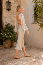 Wren Long Sleeve Charming Twist Maxi Dress