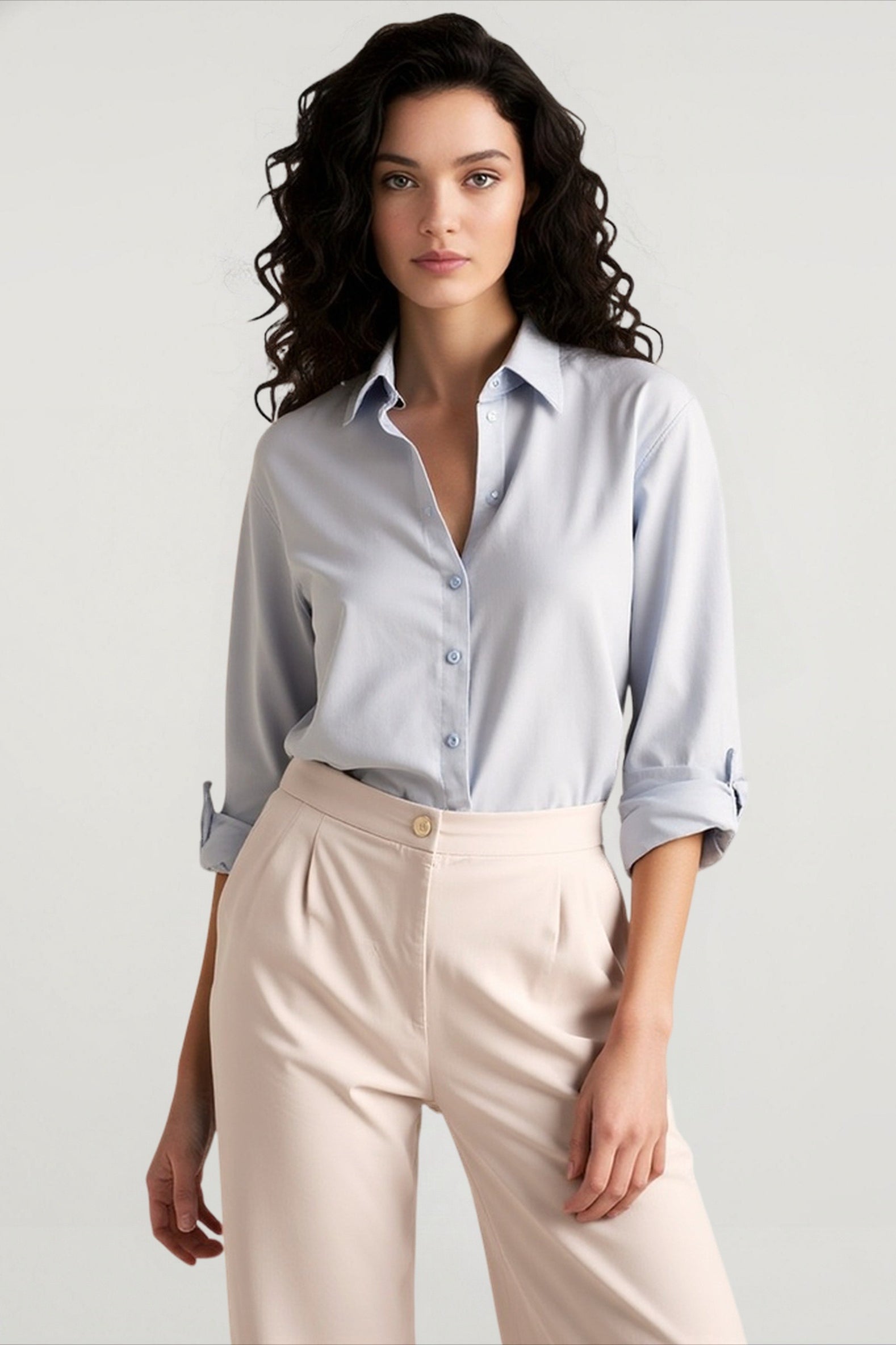 Linen Relaxed Everyday Blouse Secondary image