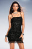 Sequin Fringe Cami Party Mini Dress