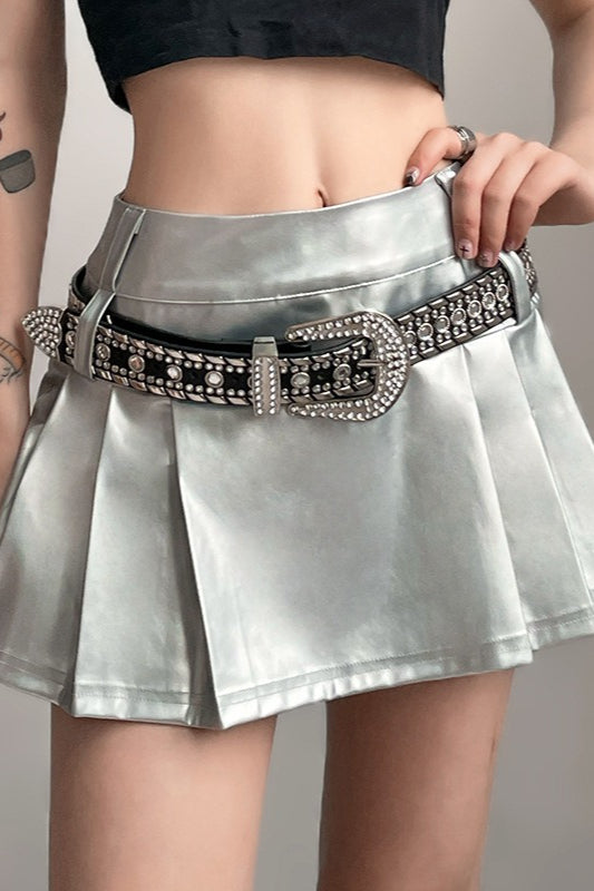 High Waist Pleated Bodycon Skirt Main image