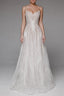 Retro Maxi Embroidered Slip Wedding Dress