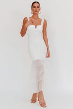 Panel Detail Bodycon Slip Dress
