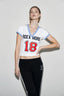 Colorblock V Neck Fitted T-shirts