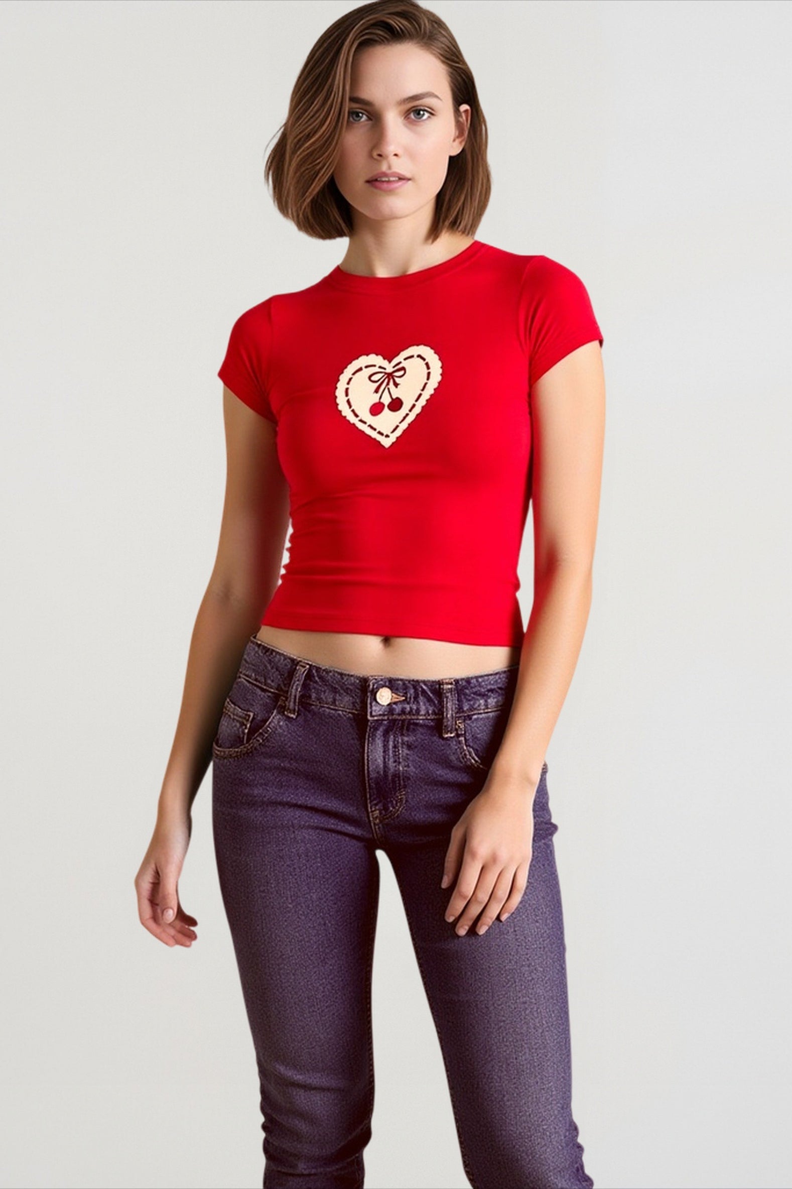 Vintage Graphic Fitted T-shirts Main image