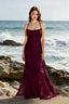 Lace-Up Backless Maxi Dress