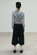 Hooded Vintage Cardigan