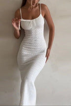 Knit Cami Cutout  Fashionable Sweater Dress