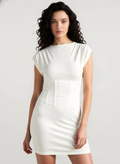 Bustier Waistband Mini Slim Bodycon Dress