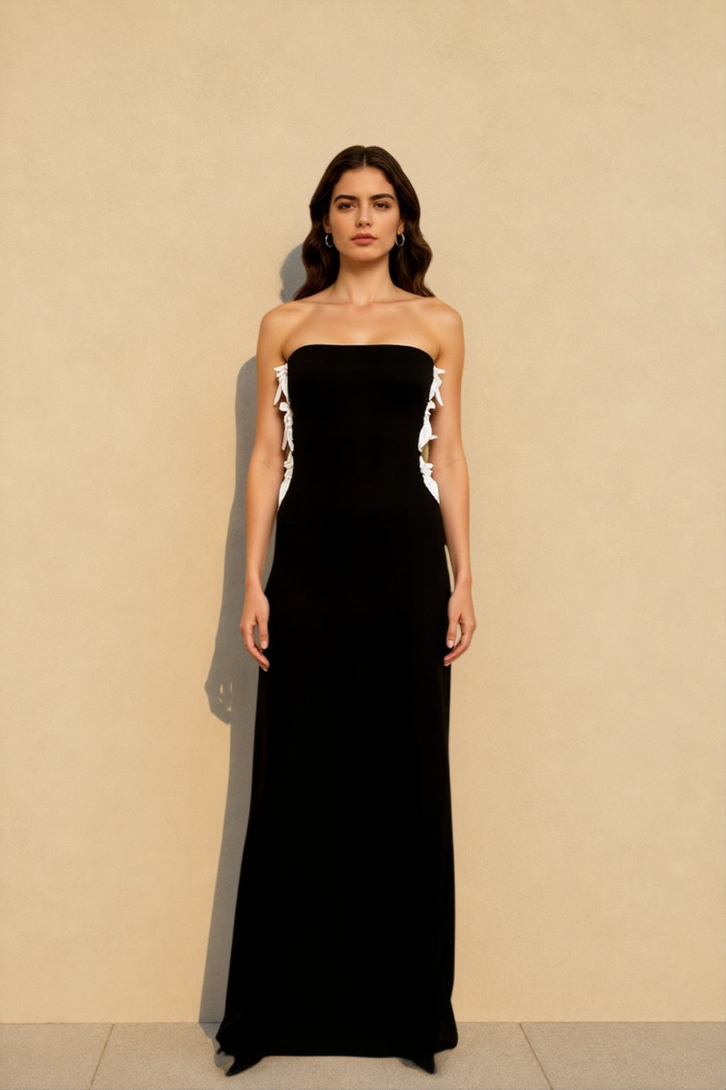 Off Shoulder Hollow Bow Mermaid Bandage Formal Dress Main image