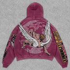 3D Graphic Oversized Hoodie