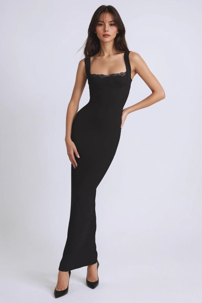 Lace Fitted Work Dress Main image