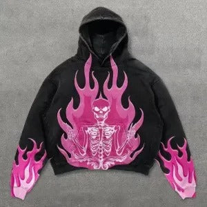 3D Graphic Oversized Hoodie Main image