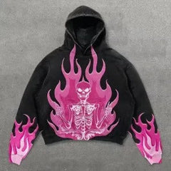 3D Graphic Oversized Hoodie