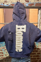 Retro Graphic Loose Fit Street Hoodie