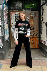 Dark Futuristic Counterfeit 2-Part Hoodie