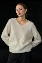 Relaxed Fit Wool Knit Top