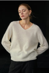 Relaxed Fit Wool Knit Top