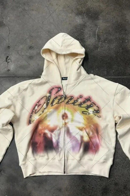 High Street Zip Up Hoodie Secondary image