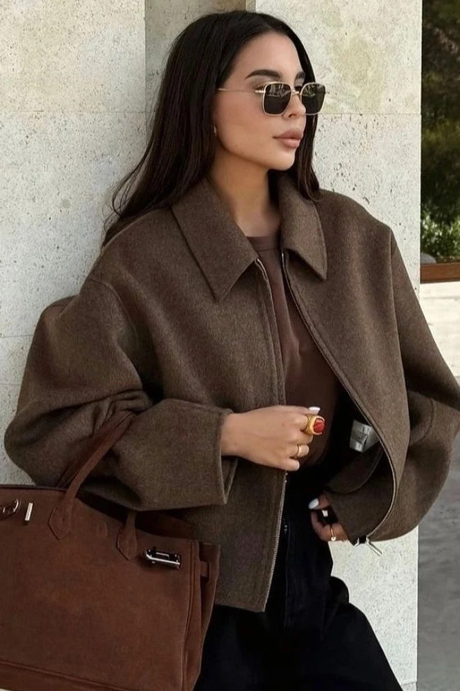 Vintage Lapel Short Jacket Secondary image