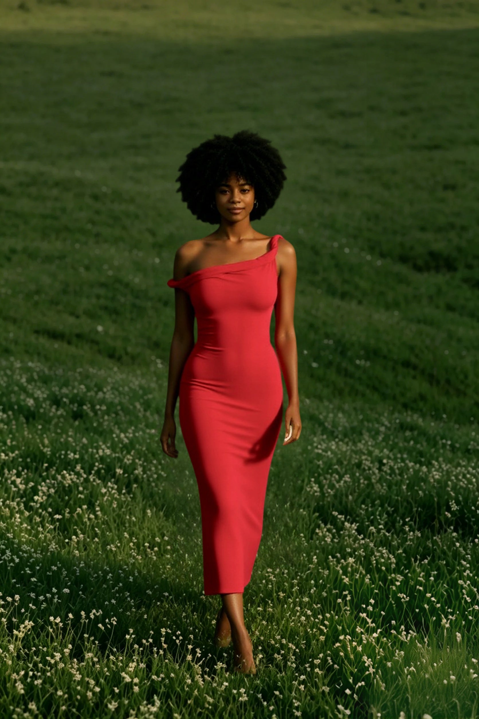 Bardot Rolled Hem Party Dress Main image
